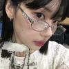 Women's Punk Retro Silver Anti Blue Light Eyewear Rhinestone Stainless Steel Oval Frame Glasses Girl Reading Seaside Spectacles