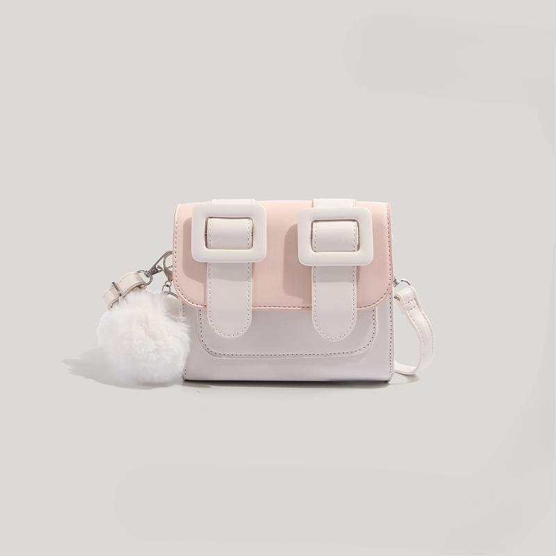 Super Hot Small Bag for Women Fashion Texture Niche Design Cambridge Bag Contrasting Color Versatile Crossbody Small Square Bag