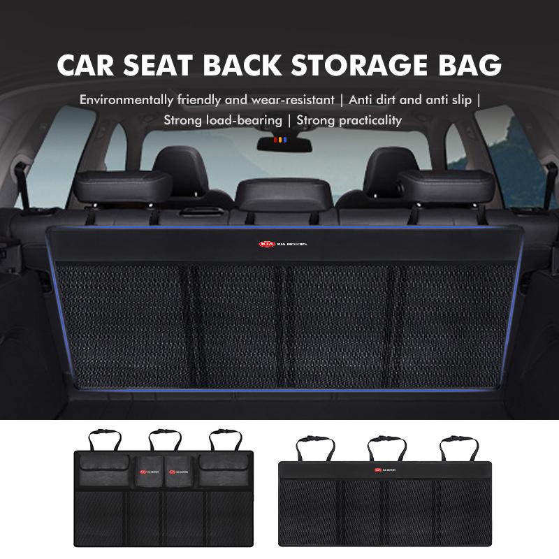 For KIA Car Logo Trunk Hanging Storage Bag Oxford Waterproof Organizer Bag Assessorises Sportage Rio Ceed Niro Soul Stonic