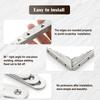 60PCS Stainless Steel L Brackets Corner Brace 16x20mm 16x40mm 16x50mm 15X60mm 90 Degree L Shaped Brackets for Shelves, Wood Furn