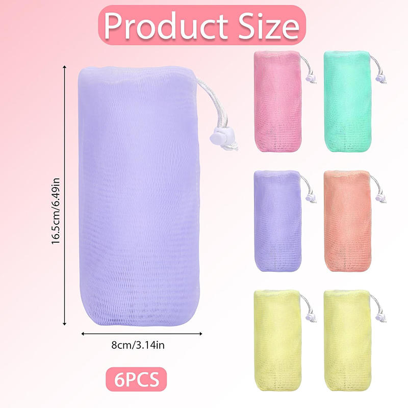 Mesh bag for soap soap foaming net thickening net for Lathering soap bag for face tools for bath