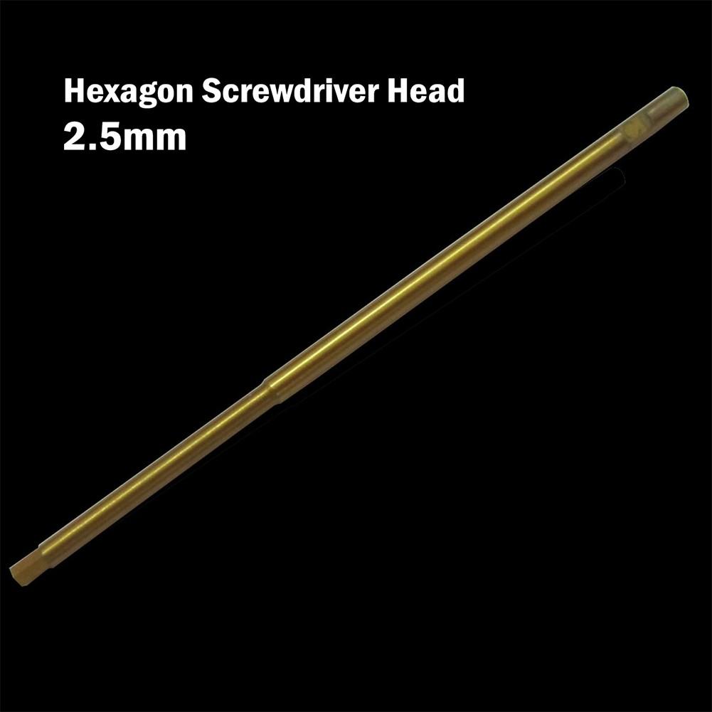 Gold Color HSS Hex Screwdriver Head for RC Planes and Helicopters