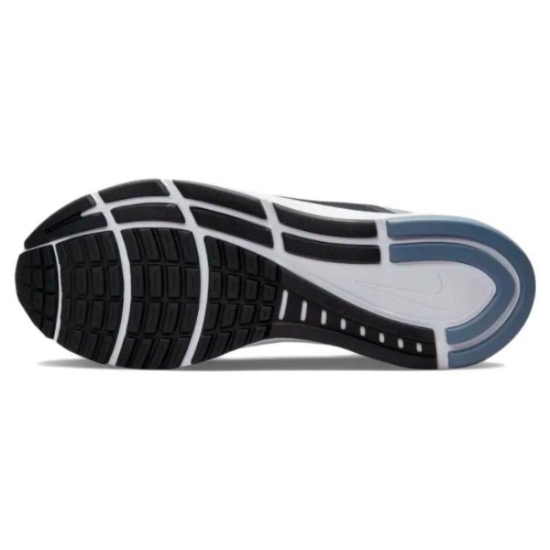 Nike Zoom Structure 24 Men Low Top Air Cushion Running Shoes Black White Blue DA8535-008
