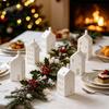 Warm Atmosphere Lighting Light Up Christmas Decoration with LED Flameless Candle Battery Operated Decorative Table Safe Candle Lamp