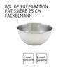 Stainless Steel Mixing Bowl 20.5 Cm In Diameter Fackelmann Basic Ref. 28660