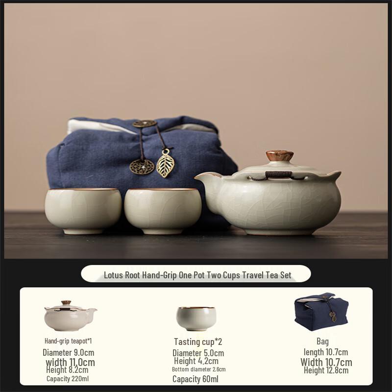 Portable Ceramic Travel Tea Set