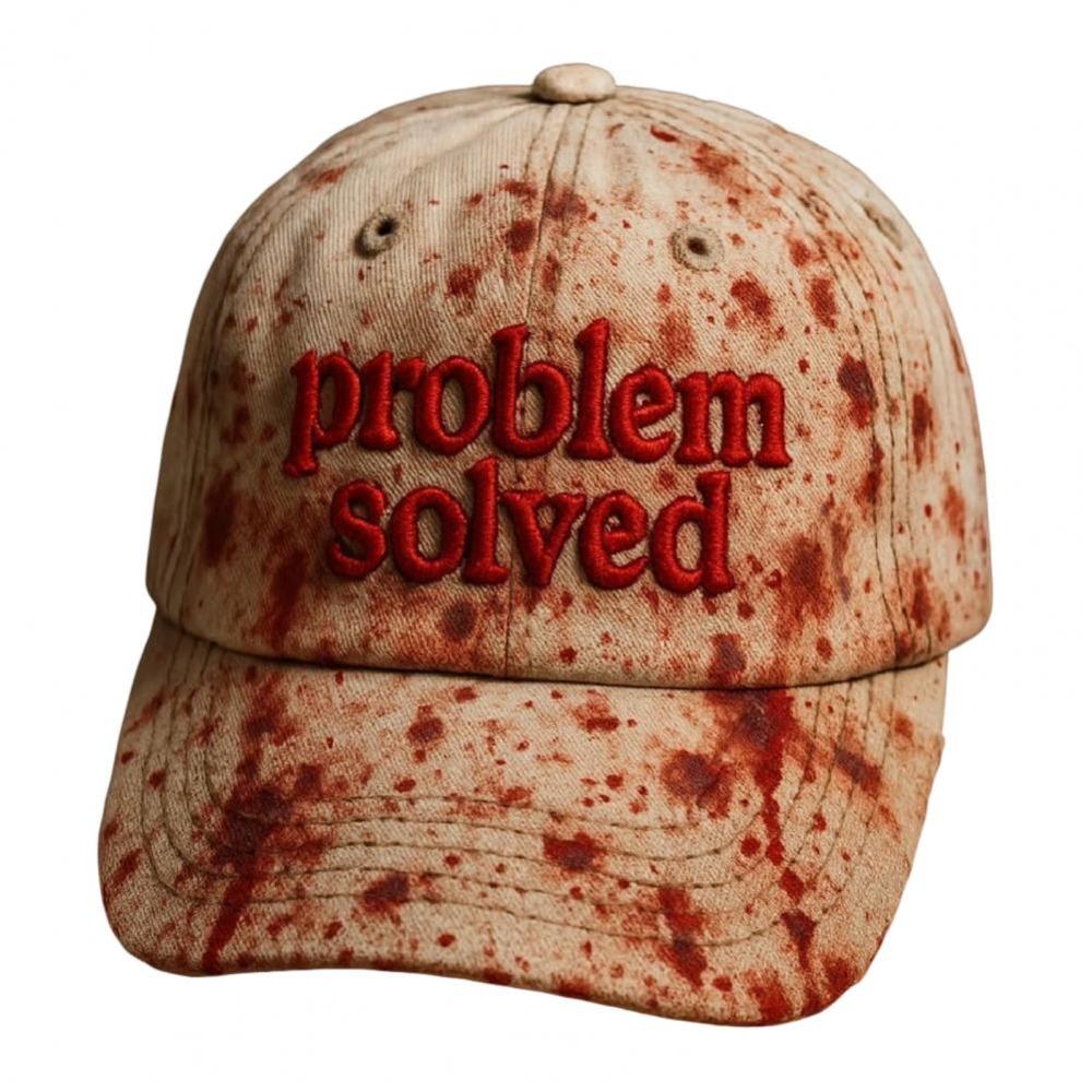 Dark Blood Stain Print Halloween Print Hat Sun Protection Halloween Costume Accessory Baseball Hats Halloween Party Hats Cosplay