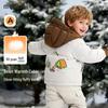 MQDMINI Boys' Camping Style Hooded Down Jacket