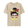 Spain Flag Heart Heartbeat For Spain Men Girl Cute Men's Top T-Shirts Tops Shirt Printed Tops Shirts Camisas Basicas Hombre