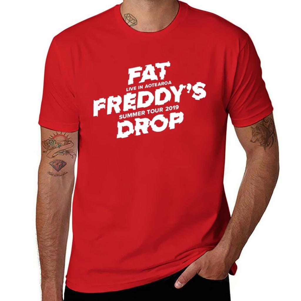 Fat Freddy&x27;s Drop Aotearoa Summer Tour 2019 Essential . T-Shirt Boys Animal Print Quick-drying Plain White T Shirts Men