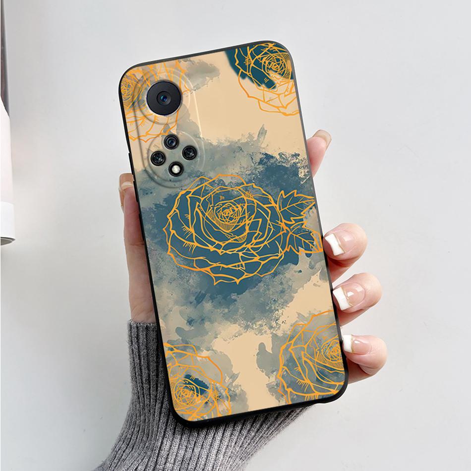 Funda For Honor 50 Capa Huawei Nova 9 Phone Case Soft Silicone Cute Cat Bear Cartoons Back Cover For Nova9 Honor50 Coque Bumper