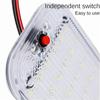 48 LED Panel Light Car Interior Reading Lamp High Brightness Cabin Lights for Truck RV Boats Lights 12V-85V