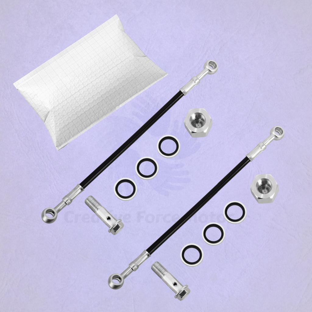 Hydraulic Brake Line Hose 25cm Motorcycle Extend Connector Universal For Honda ATV Kawasaki Yamaha Suzuki Dirt Bike Scooters Etc