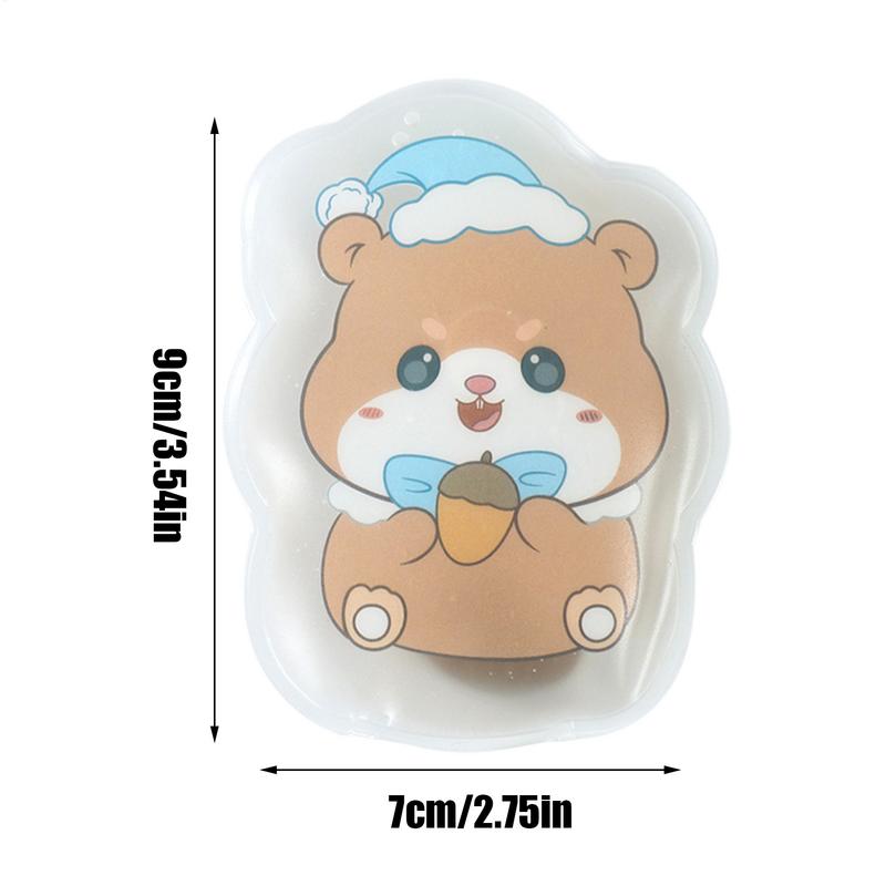 Reusable Pocket Hand Warmers Packs Cute Animal Panda Monkey Pattern Snap Heat Pack Hand Warmers Click Hand Body Foot Warmer