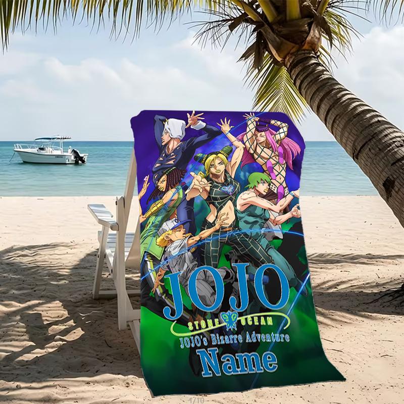 Customizable Personalized Beach Towels JoJo's Bizarre Adventure Themed designs.Suitable for the Beach, Yoga, Sports;ideal As Beach Accessories