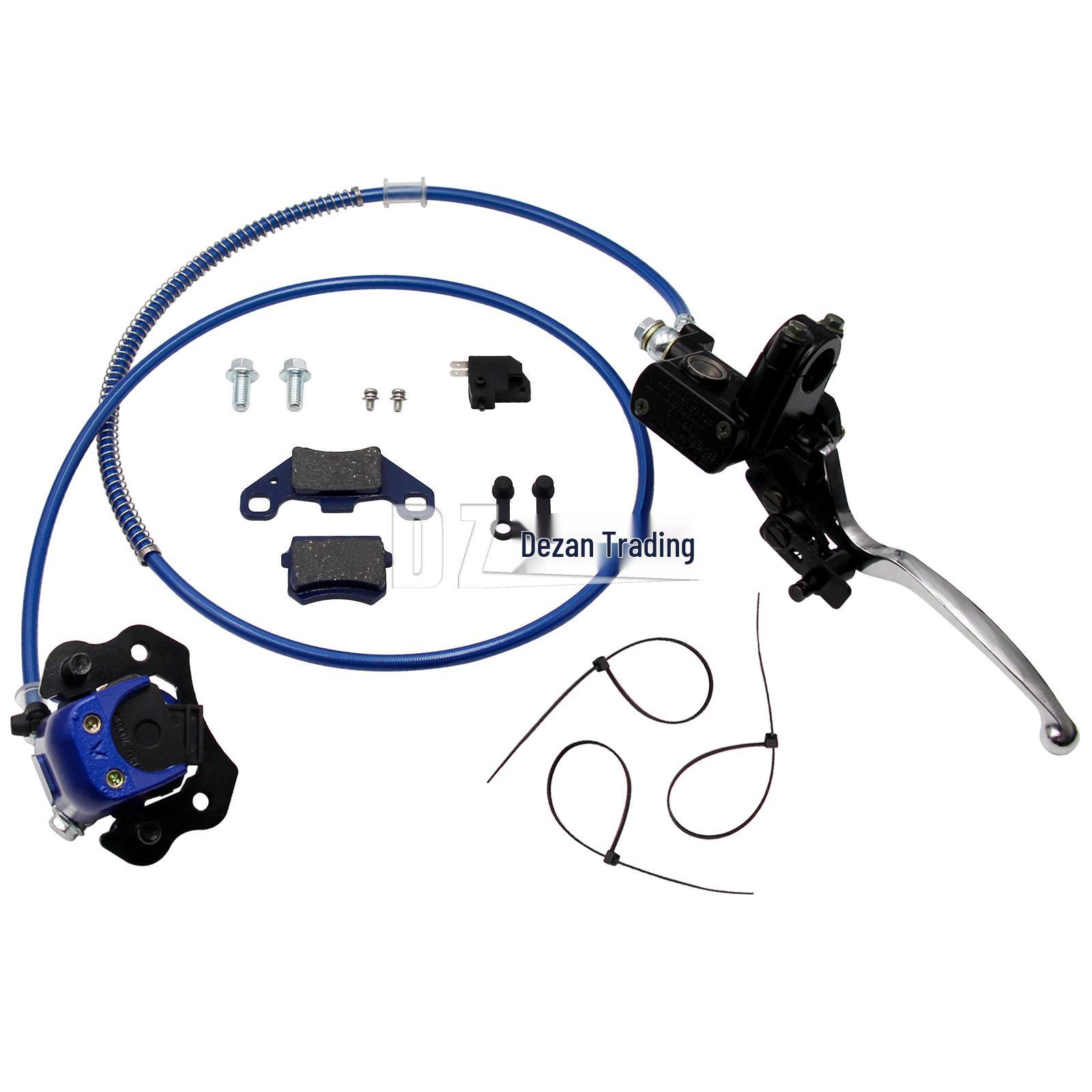 ATV Beach Car Brake Kit: Hand Control Pump, Disc Brake Master Cylinder & Caliper for 110-125CC Hand Brake Assembly