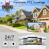 Wireless 5-Lens Zoom Outdoor Surveillance Camera with Night Vision, 4G Connectivity, and Smart HD Monitoring