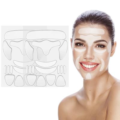 16Pcs/Set Anti-Wrinkle Silicone Patches Overnight Skin Firming Wrinkle Reduction Silicone Stickers Women Supply