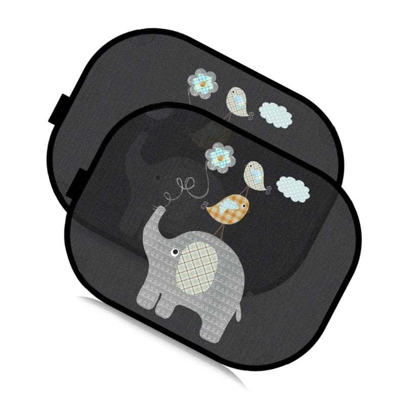 Car Window Shade Cartoon Car Window Sunshades for Baby UV Protections Cover Curtain Sun Visors for Side Window