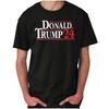 Donald Trump US Presidential Election 2024 Womens or Mens Crewneck 100% Cotton T-shirt Mens Tees Top Tee
