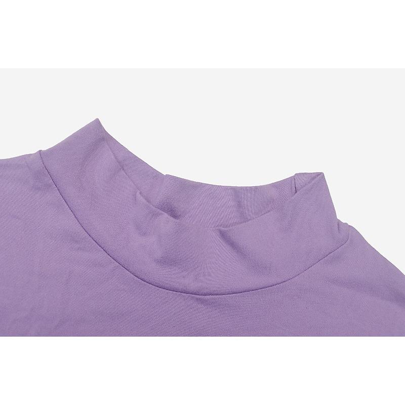 New Elegant Half Turtleneck Long Sleeved Drawstring Pleated Lace-up Dress Spring Autumn Bodycon Party Short Dress Female Solid Color Casual Clothing