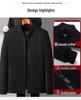 Dad's Fleece-Lined Winter Coat for Middle-Aged & Elderly Men - Warm Cotton Jacket for Autumn & Winter