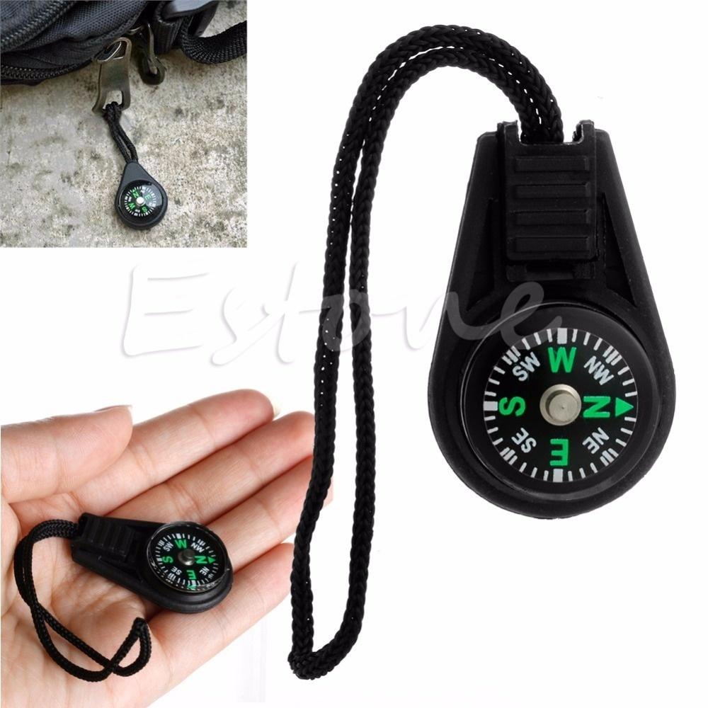 5pcs NEW Pull Mini Compass Backpack Bag Strap Charm Sport