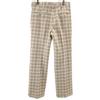 MUSTANG KNIT by HAGGAR 70s 80s Vintage Rocket Talon Check Pattern Long Pants Men's Used