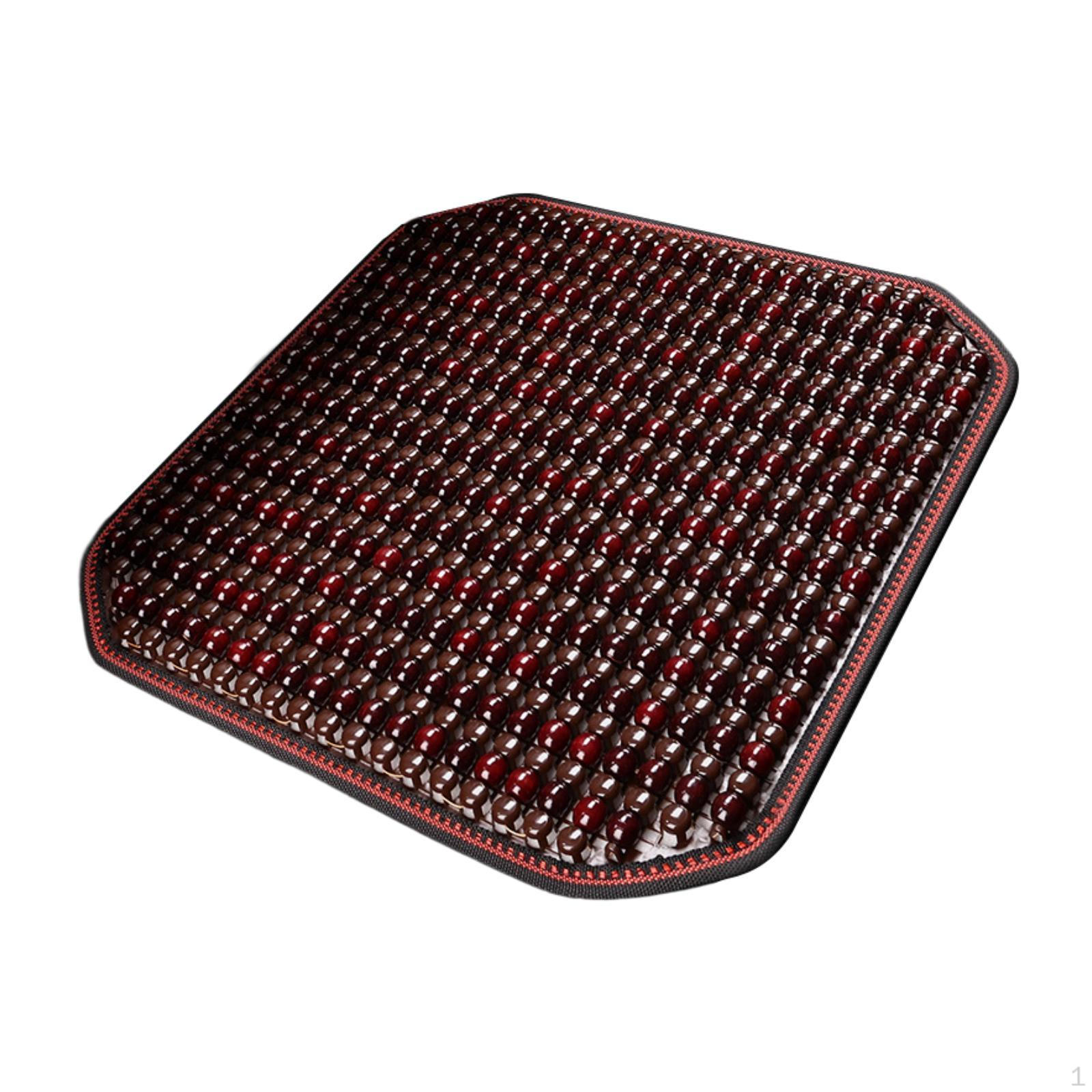 

Cover with Wooden Beads for Comfort красный