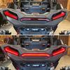 LED Center Tail Lights Brake Light Rear Accent Lamp Taillight For Polaris RZR Turbo Sportsman XP1000 2017-2025-A99D