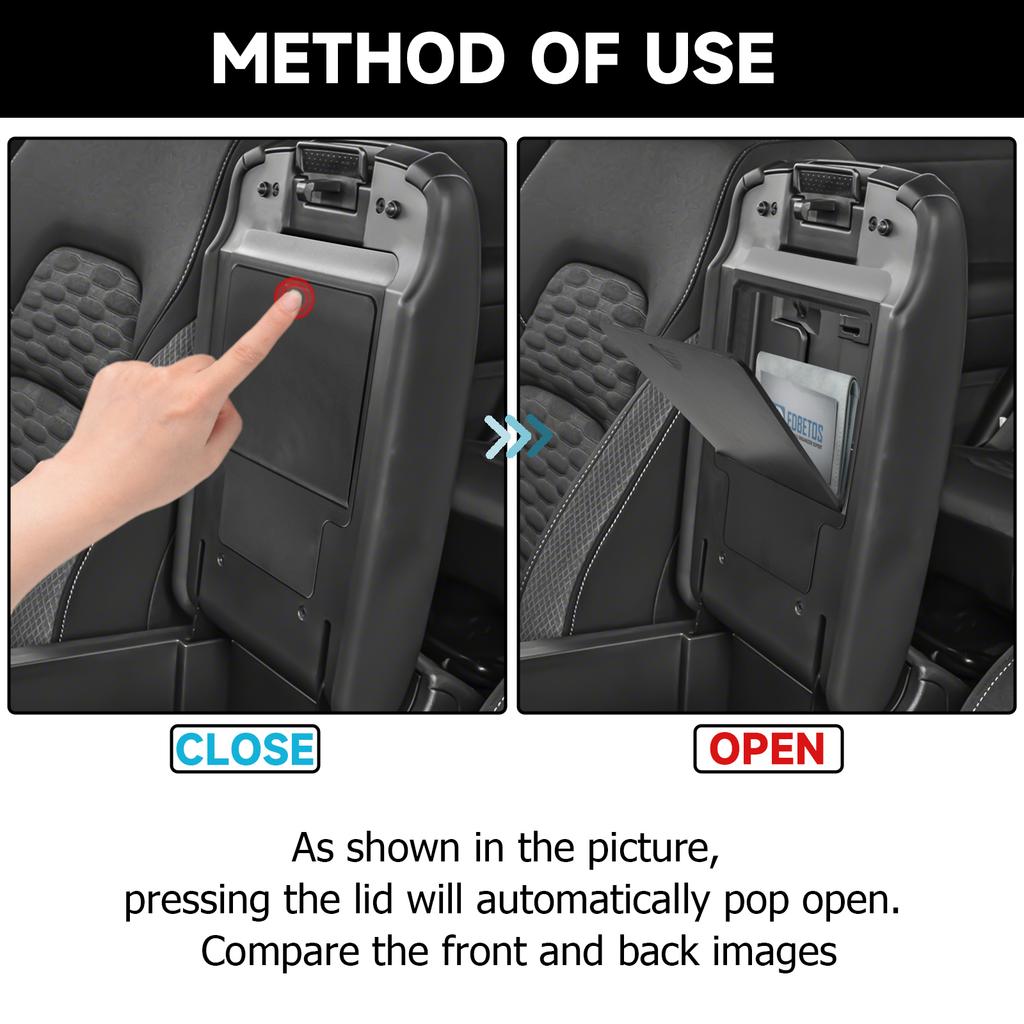 For Nissan Pathfinder 2025 2025 2025 Center Console Hidden Car Box Armrest Storage Organizer ABS Accessories Center Console Tray