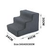 Removable Washable Anti Slip Foldable Pet Dog Cat Stairs High Elasticity Sponge Dog Training Stairs Cat Bed Stairs Play Stairs