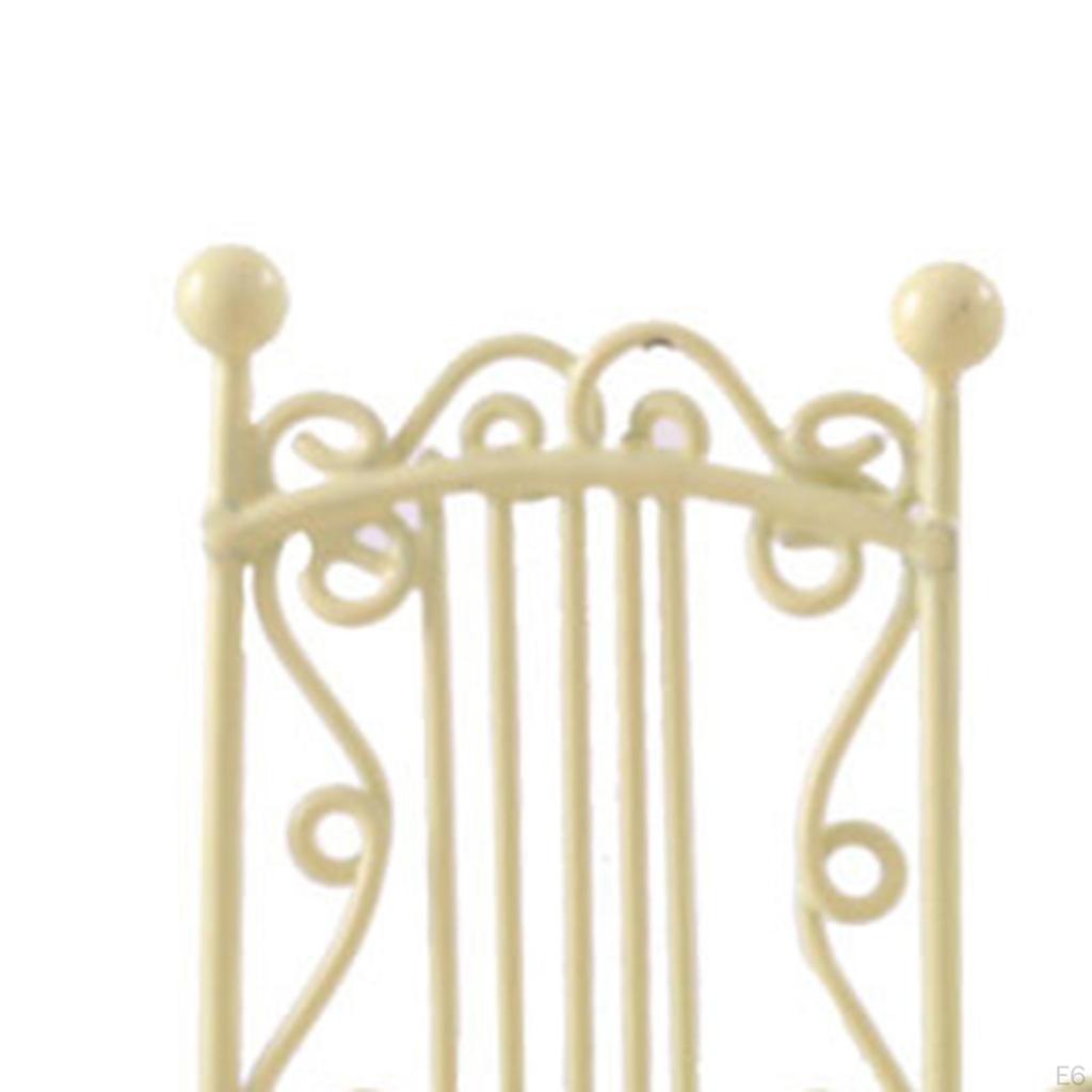 3 Pieces 1/12 Mini Outdoor Desk Chair Table Ornaments Scenes Miniature and for