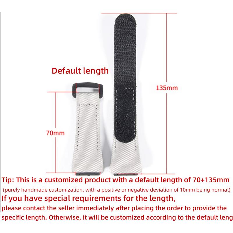 Customized Rubber Watchband for Richard Strap Hook and Loop Fluororubber RM011 RM030 RM010 RM055 Bracelet Screw Down Connection