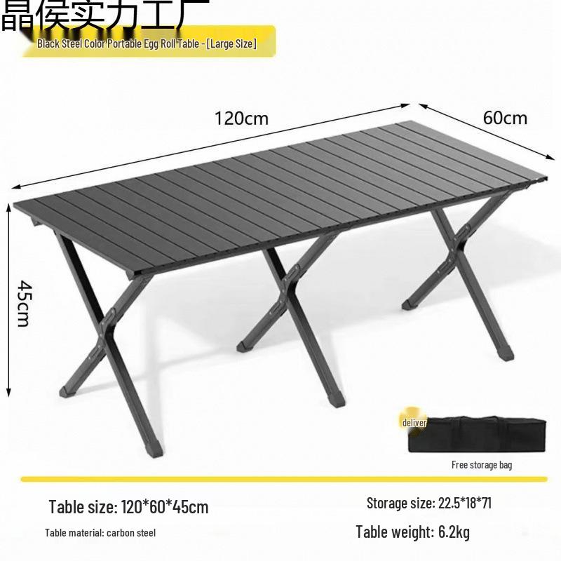 Tragbares Outdoor-Klapp-Campingtisch- und Stuhlset