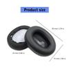 Replacement Protein Leather Earpads Ear Pad for Duet NC E65BTNC Headphones Ear Cushions Earmuffs Ear Cover