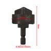 Hexagon Shank Water Pipe Tool PPR Lifting Stepped Drill Bit Easy To Disassemble