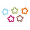 30x29mm Macaron Color Solid Hollow Cartoon Star Charms With Hanging Hole Acrylic DIY Earrings Ornaments Jewelry Accessories