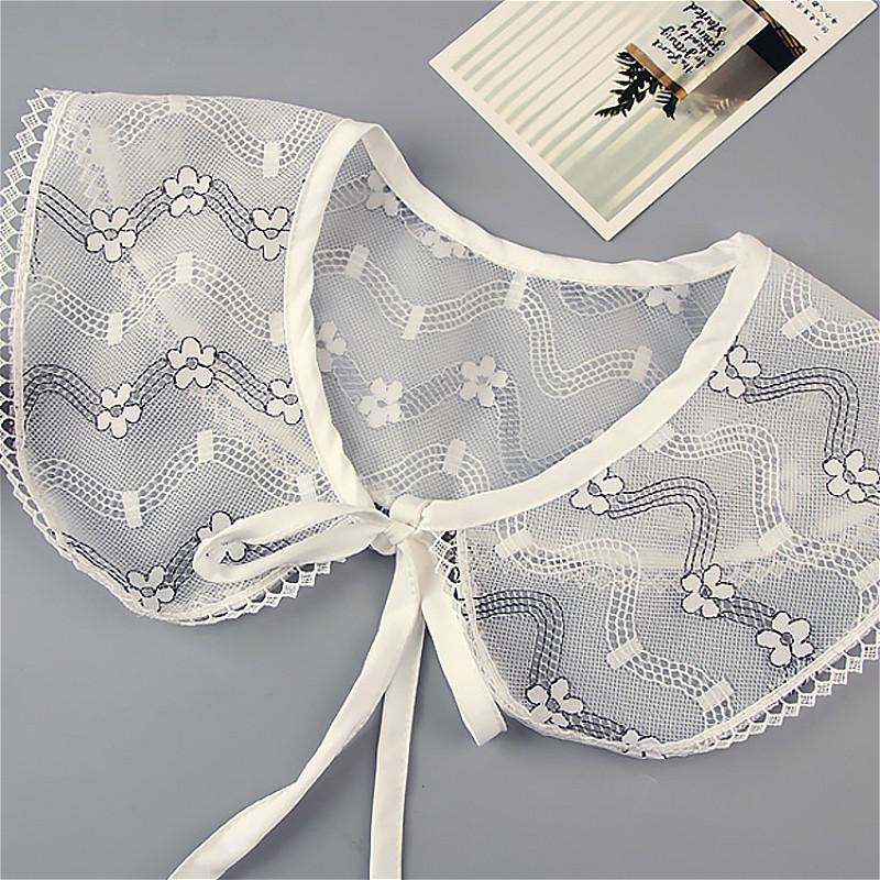 High Quality Embroidery Mesh Lace Collar Women's Wedding Dress Petal Shawl Girl Shopping Trip Party Personality DIY Decoration