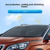 1pc Retractable Car Window Roller Sunshade | Heat Blocking | Sun Protection | Easy Storage | Automotive Visor