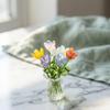 Simulation Glass Flowers 6/7Pcs  Artificial Floral Stems for Realistic Home Fresh Decor and Gift Inspiration