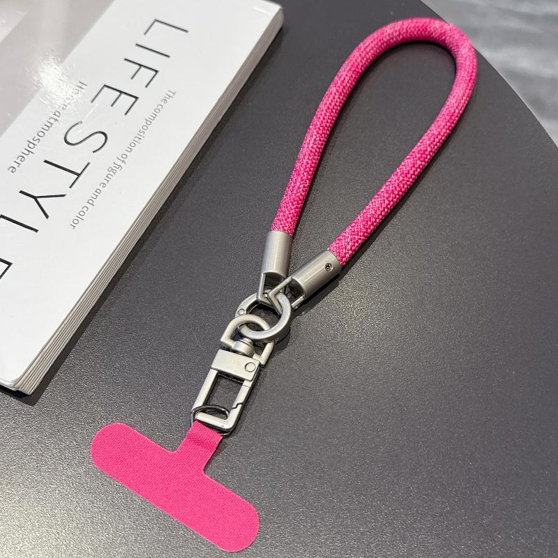 Portable Mobile Phone Hand Wrist Straps Nylon Colorful Anti-Fall Lanyard With Gasket Detachable Cellphone Hanging Cord