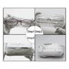 VANLOOK Kid's Glasses Temple Arm Silicone Gel With Chain Sport Children Spectacle Leg Repair Snaps Screwless Design Hinge