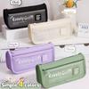Large Capacity Transparent Pencil Case Student Pencil Box Ins Simple Korean Pen Bag School Office Supplies Stationery