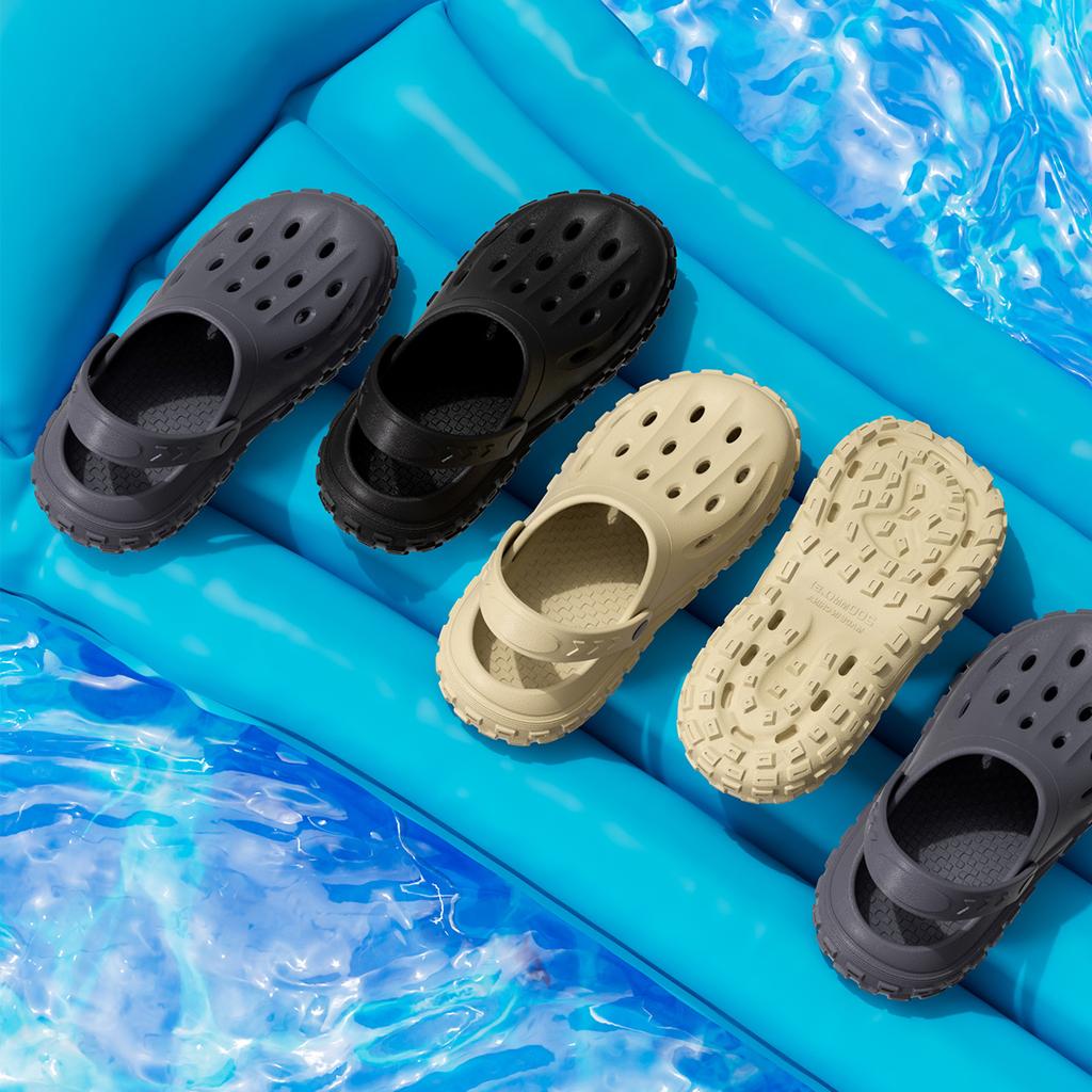 Platform Women Clogs Shoes Beach Garden Thick Bottom Sandals Fashion Comfortable Non-Slip Slippers Summer Indoor Outdoor Men Hole Shoes