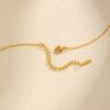 Xiaomi Vnox Double Flower Plant Pendant Women Necklace Golden Stainless Steel Chain Neck Exquisite Jewelry Gifts for Girlfriend Mother