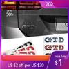 Hot 2025 New GTD Emblem 3D Metal Car Sticker Tailgate Badge Sticker Decal For Volkswagen VW Polo Golf 5 6 7 Passat Scirocco GTD ch2