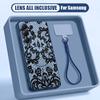 Mandala Flower Pattern Case For Samsung S26 Ultra S25 FE S24 S24 Plus A57 A37 A17 A56 A36 A16 A55 A35 A15 A54 5G Hybrid Magnetic Matte Cover