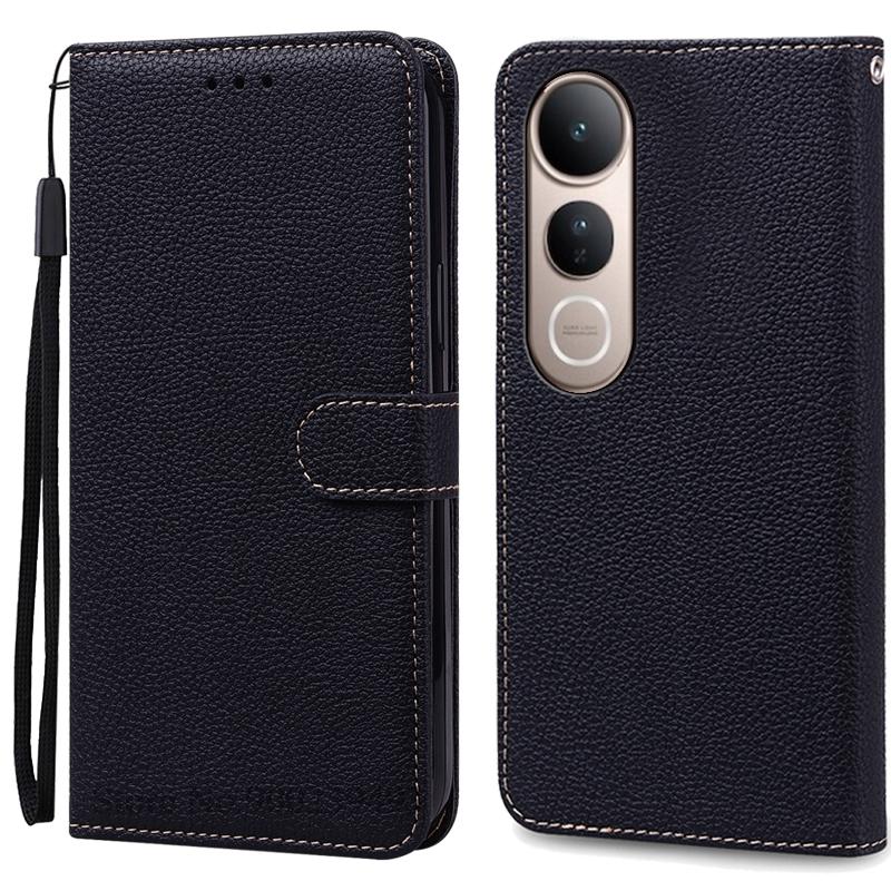 For Vivo V50 Lite Case Leather Wallet Flip Cover For Vivo V50 Lite 5G Case Stand Book Phone Cover Coque Fundas Shell