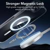 Pro iPhone 16e Průhledný magnetický Magsafe Bezdrátové nabíjení Pouzdro Pro iPhone 16e PC Tvrdý kryt Fundas